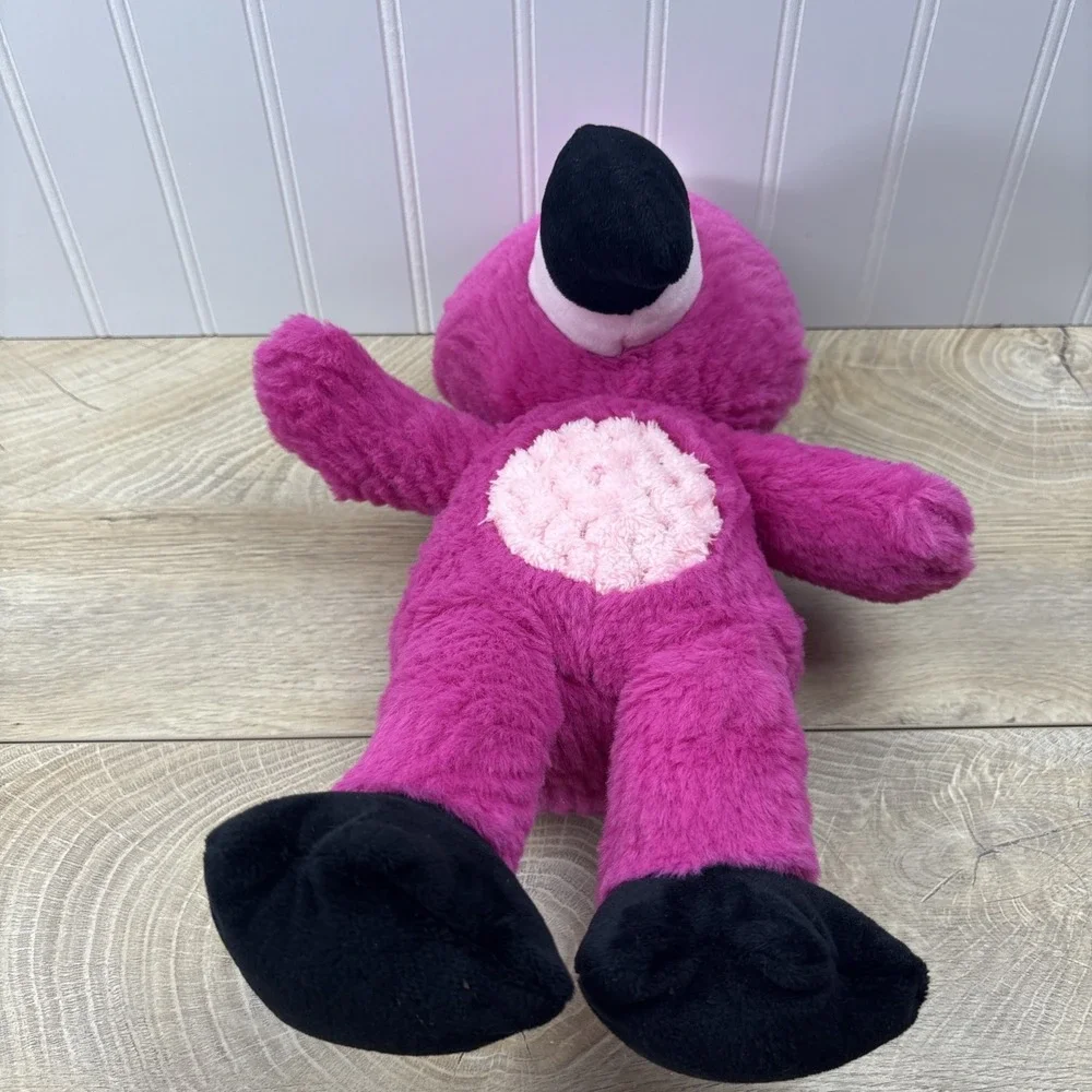 Spark Create Imagine Pink Flamingo Bird Plush Stuffed Animal Baby Rattle Crinkle